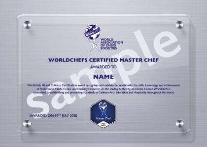 Worldchefs Plaque 20×20 - Image 8
